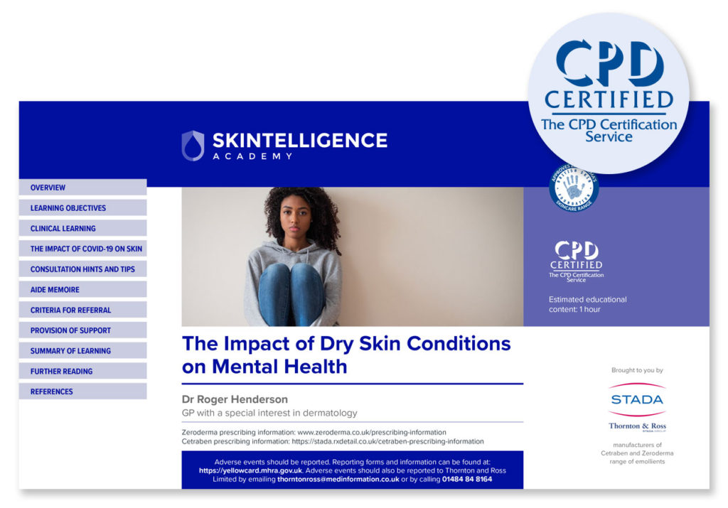 The impact of dry skin conditions on mental health